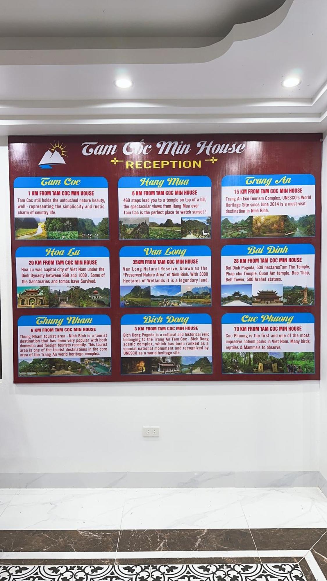 Hotel Tam Coc Min House à Vu Lam Extérieur photo
